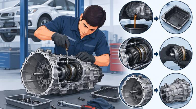 How to Repair a Car Gearbox?