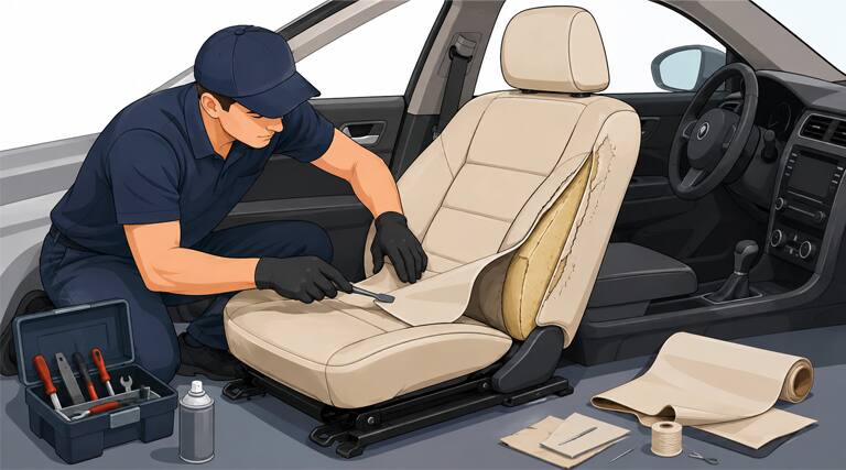 How to Repair Car Seats and Upholstery?