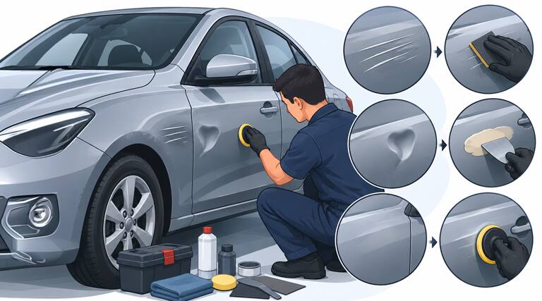 How to Repair Scratches and Dents on a Car?