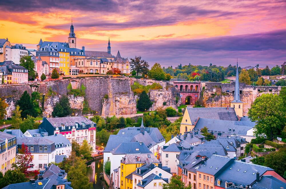 Twilight Luxembourg City