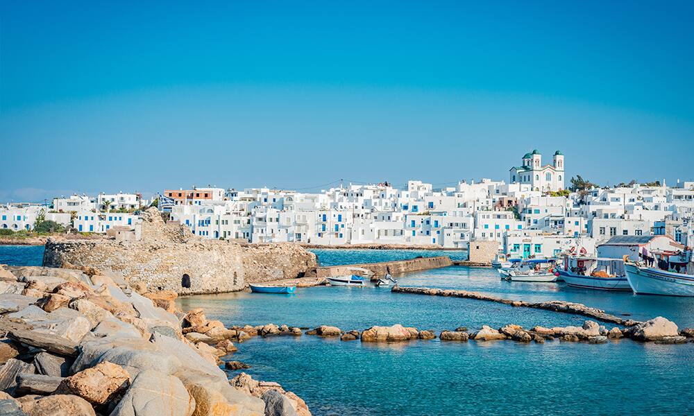 Naousa Northeastern Corner Island Greece