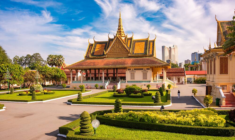 Phnom Penh Royal Palace Cambodia