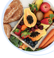Fruits and vegetables
