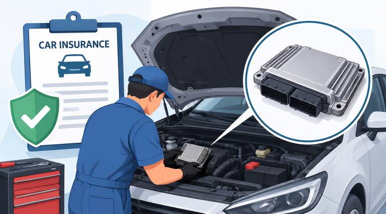 Does Car Insurance Cover ECU Damage and Replacement?