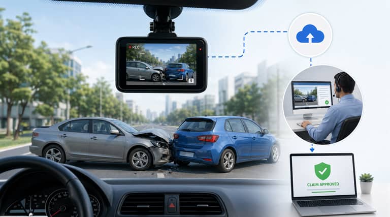 How Dashcam Footage Helps in Settling Car Insurance Claims Faster