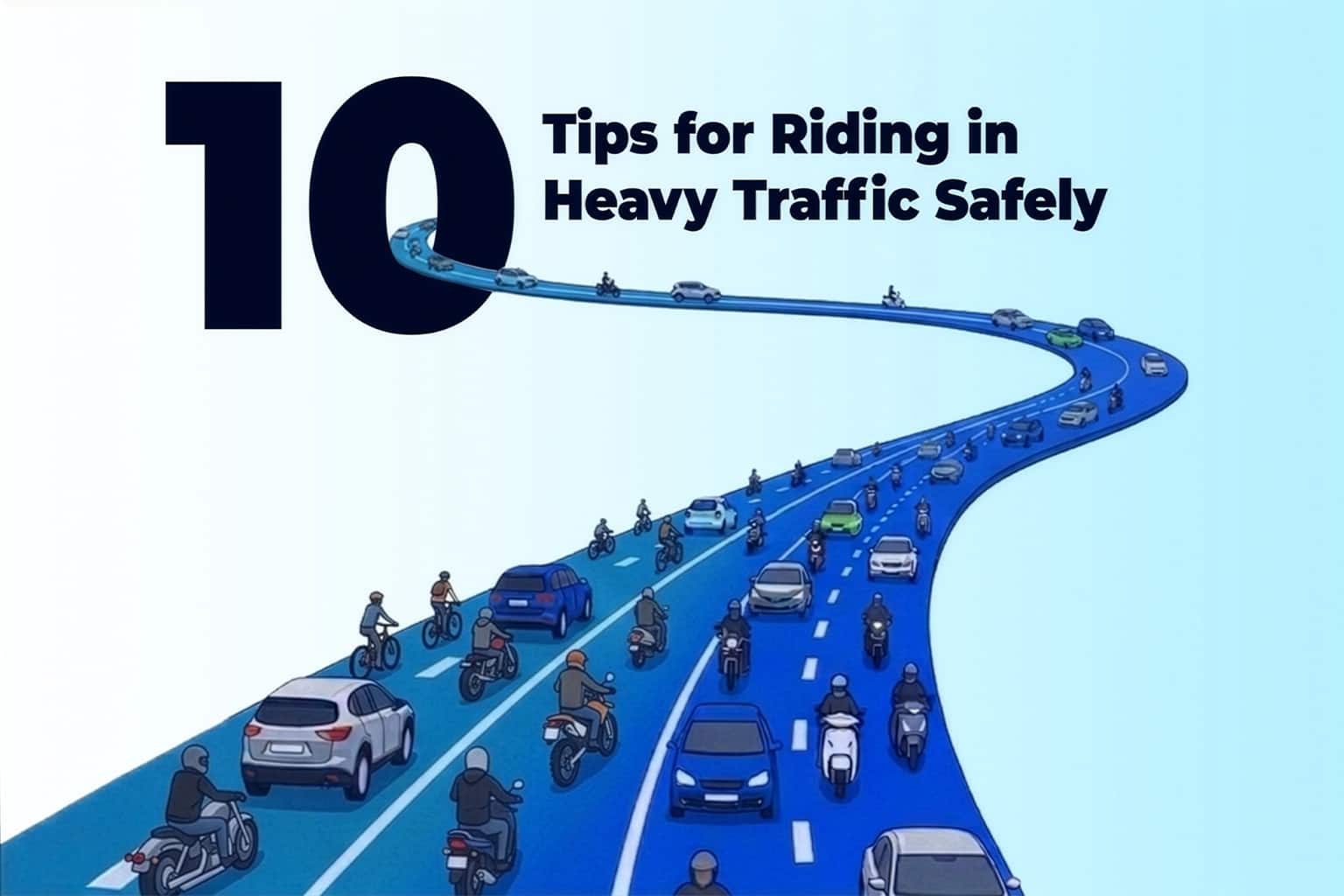 10 Unavoidable Tips for Riding Safely in Heavy Traffic