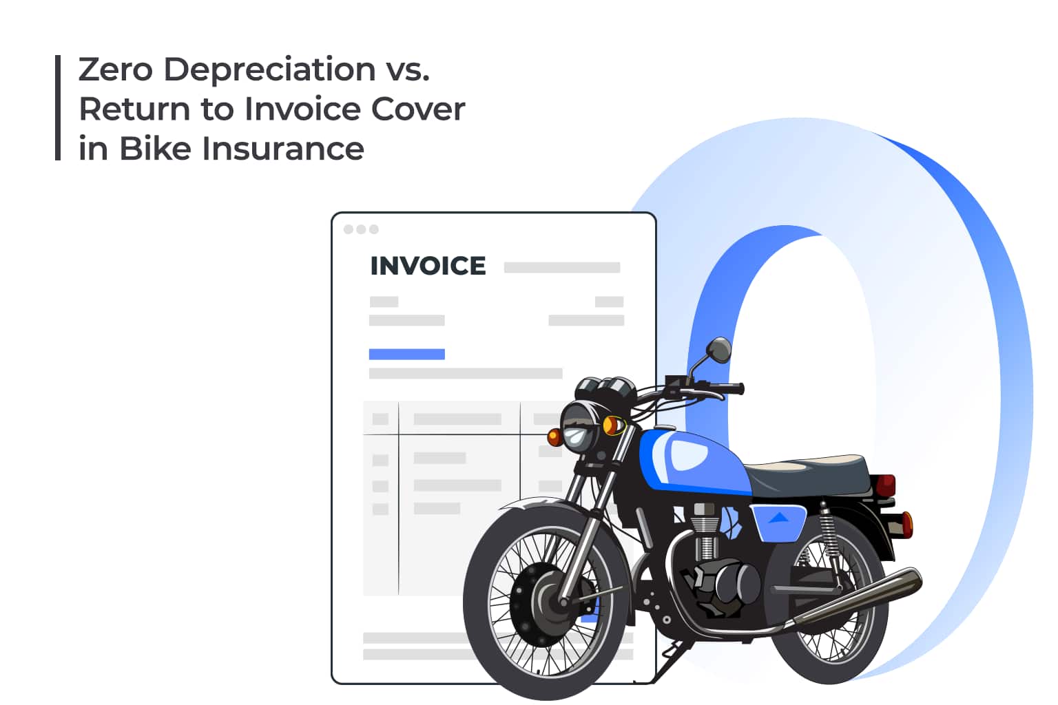 Bike Insurance Add-ons: Zero Depreciation Cover V/s Return to Invoice Cover