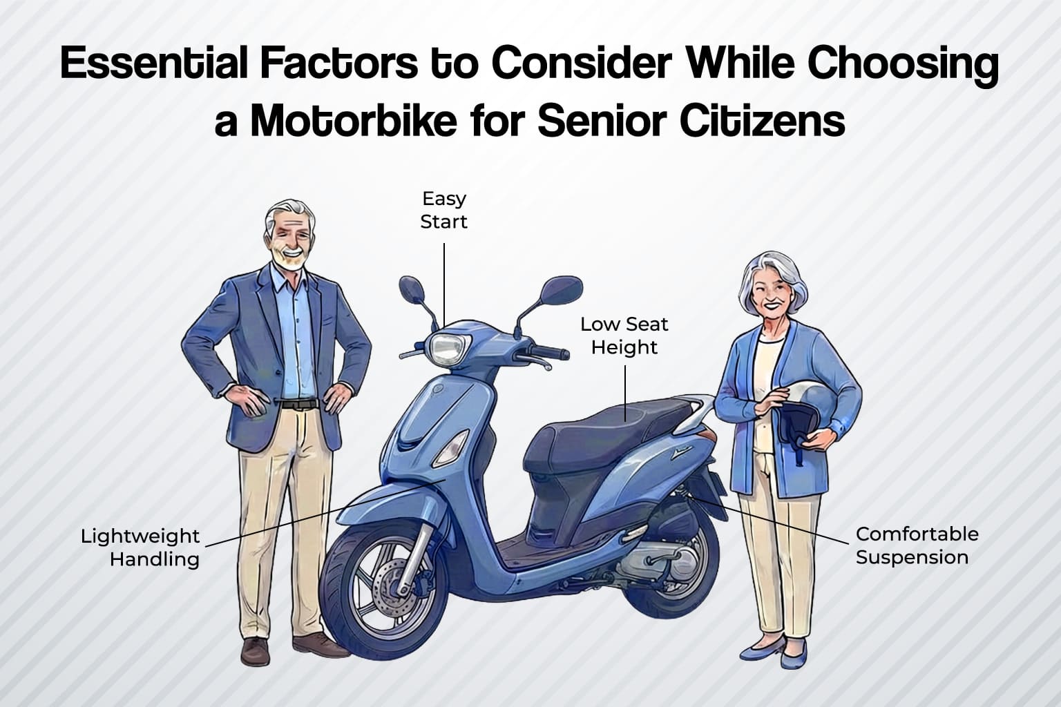 Choosing the Right Motorbike for Senior Citizens