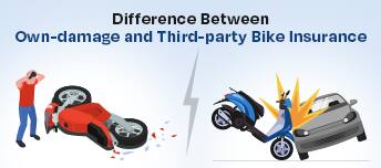 Own Damage v/s Third Party Cover Under Bike Insurance
