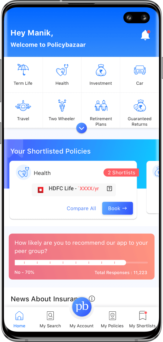 Policy Bazaar App