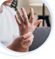 Tingling or numbness in hands & feet