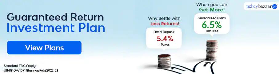 Guaranteed Return Investment Plan