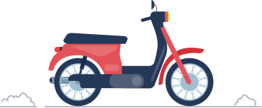 Moped Electric Two-Wheeler